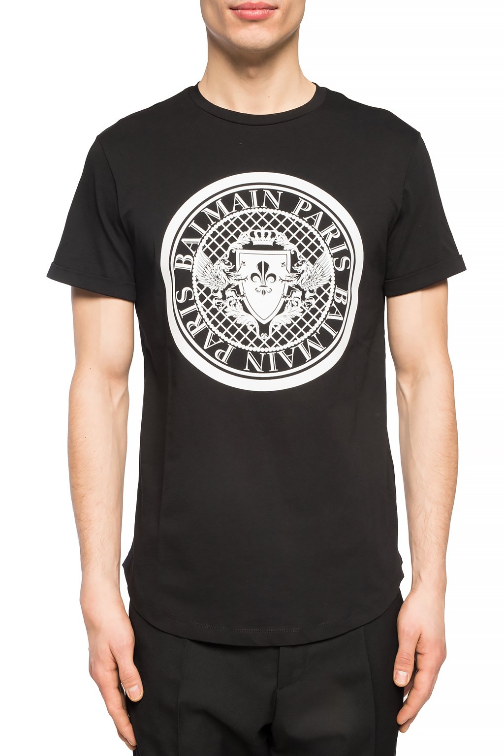 Balmain Logo T-shirt | Men's Clothing | Vitkac